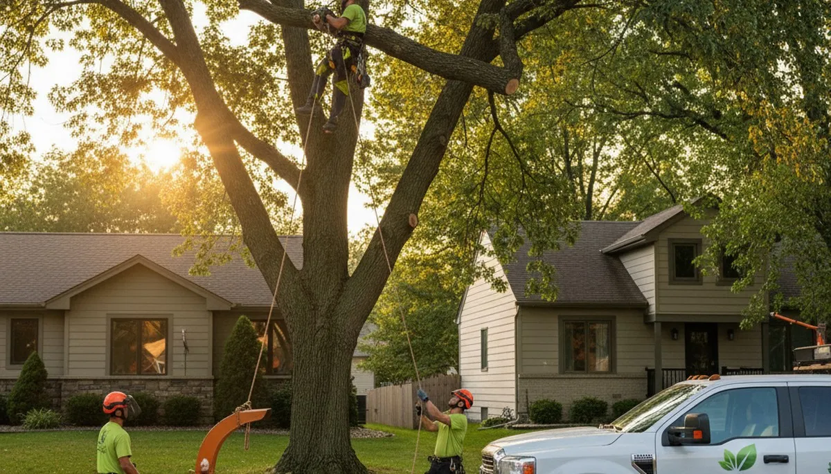 Professional tree removal service in Cleveland, Ohio by local certified arborists